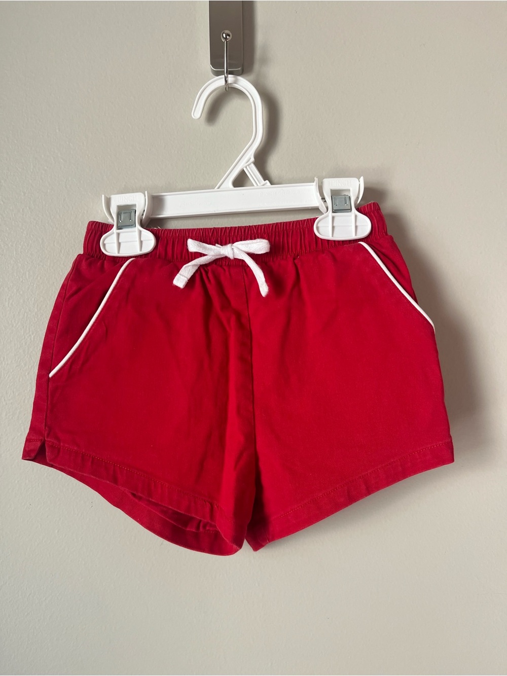 Kids Red Drawcord Everyday Shorts